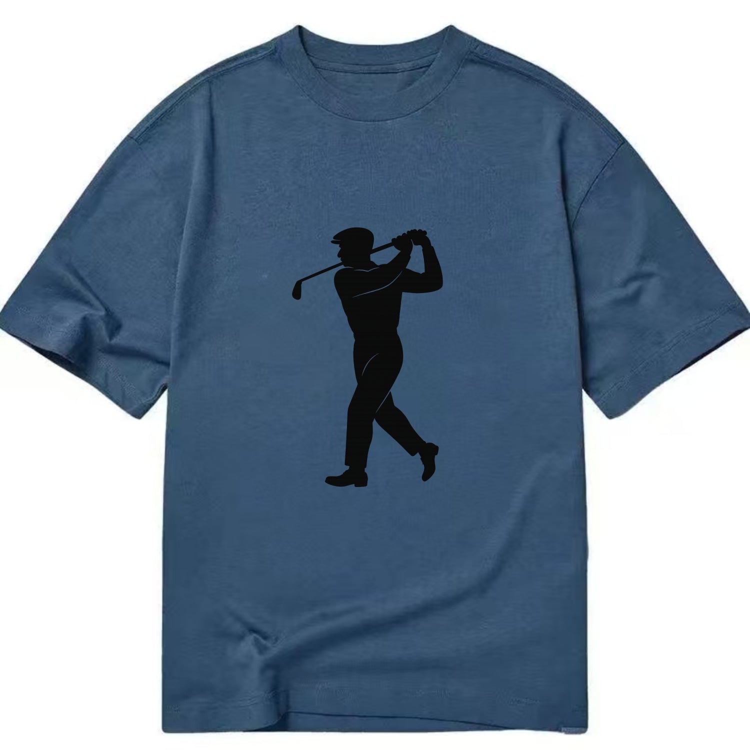 Golfer perfect swing follow-through - Classic T-shirt - Twilight Navy(Blue)