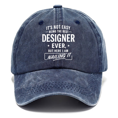 It's not easy being the best DESIGNER ever, but here I am nailing it - Classic Cap - Twilight Navy(Blue)