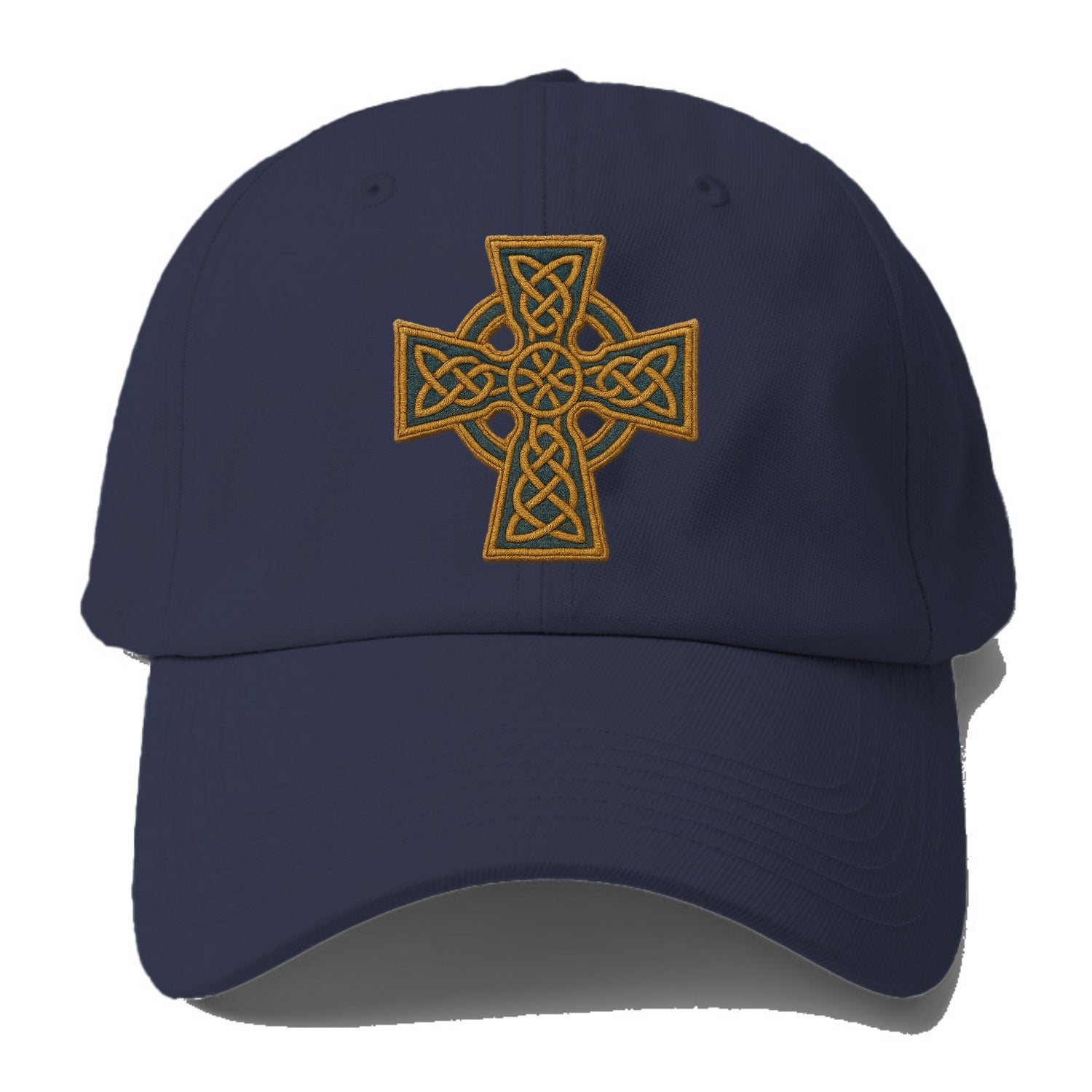 Book Of Kells Cross - Baseball Cap For Big Heads - Twilight Navy(Blue)