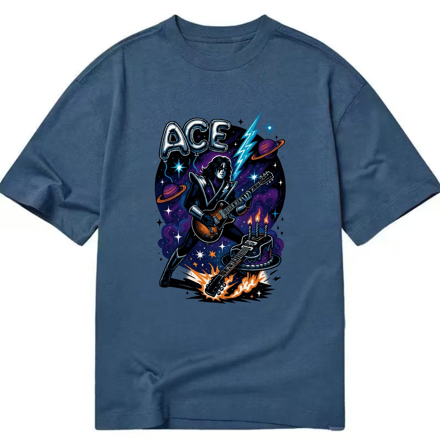 Ace Birthday Celebration - Classic T-shirt - Twilight Navy(Blue)