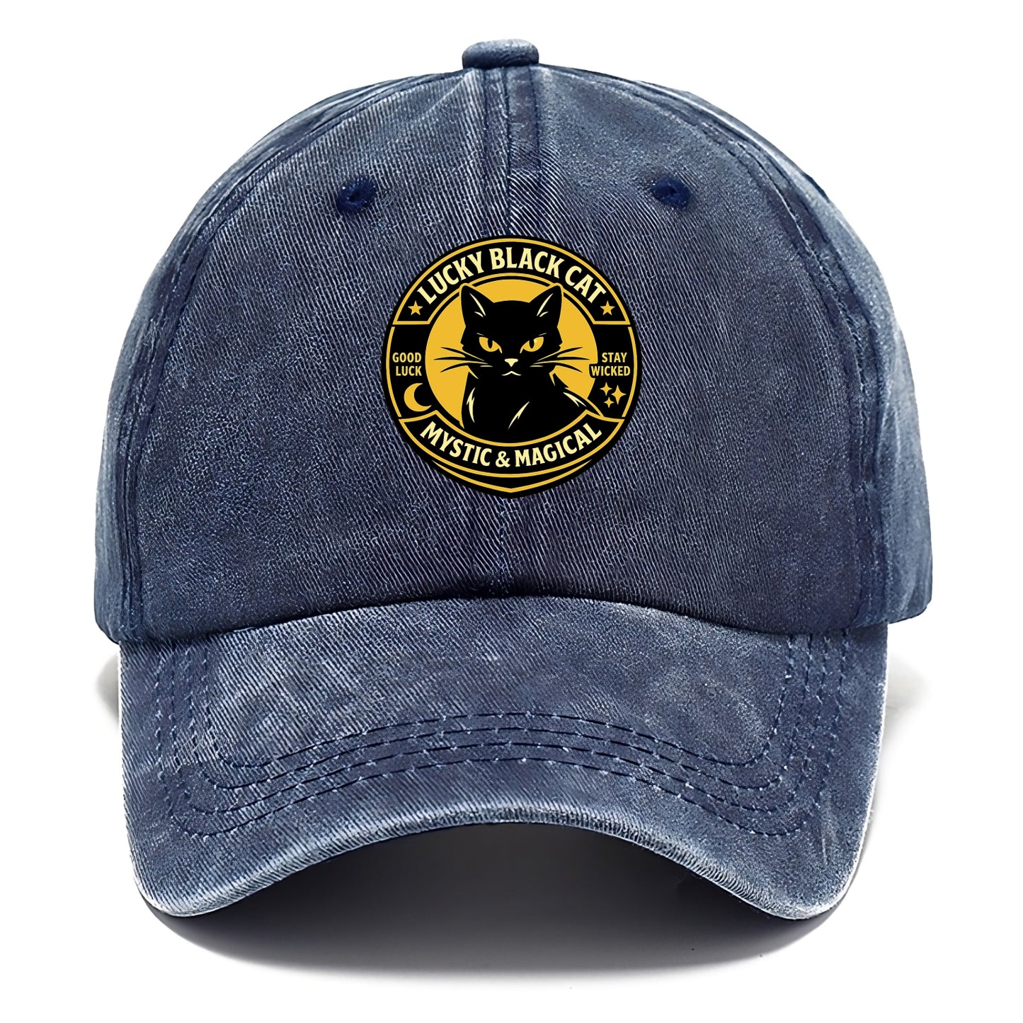 Mystic Feline Emblem - Classic Cap - Twilight Navy(Blue)