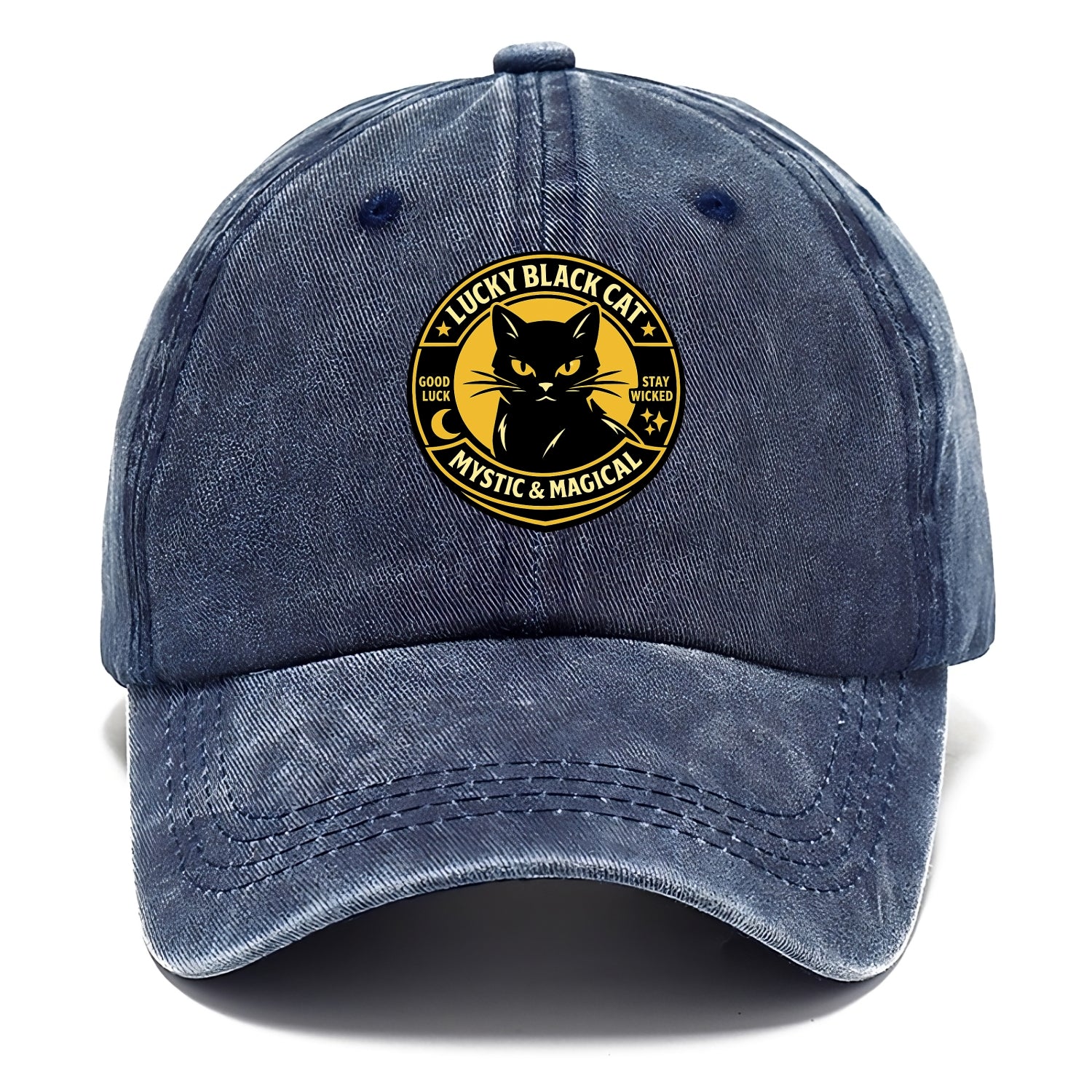 Mystic Feline Emblem - Classic Cap - Twilight Navy(Blue)