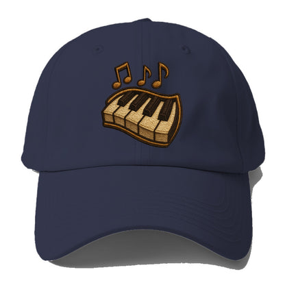 Piano Keys  - Baseball Cap - Twilight Navy(Blue)