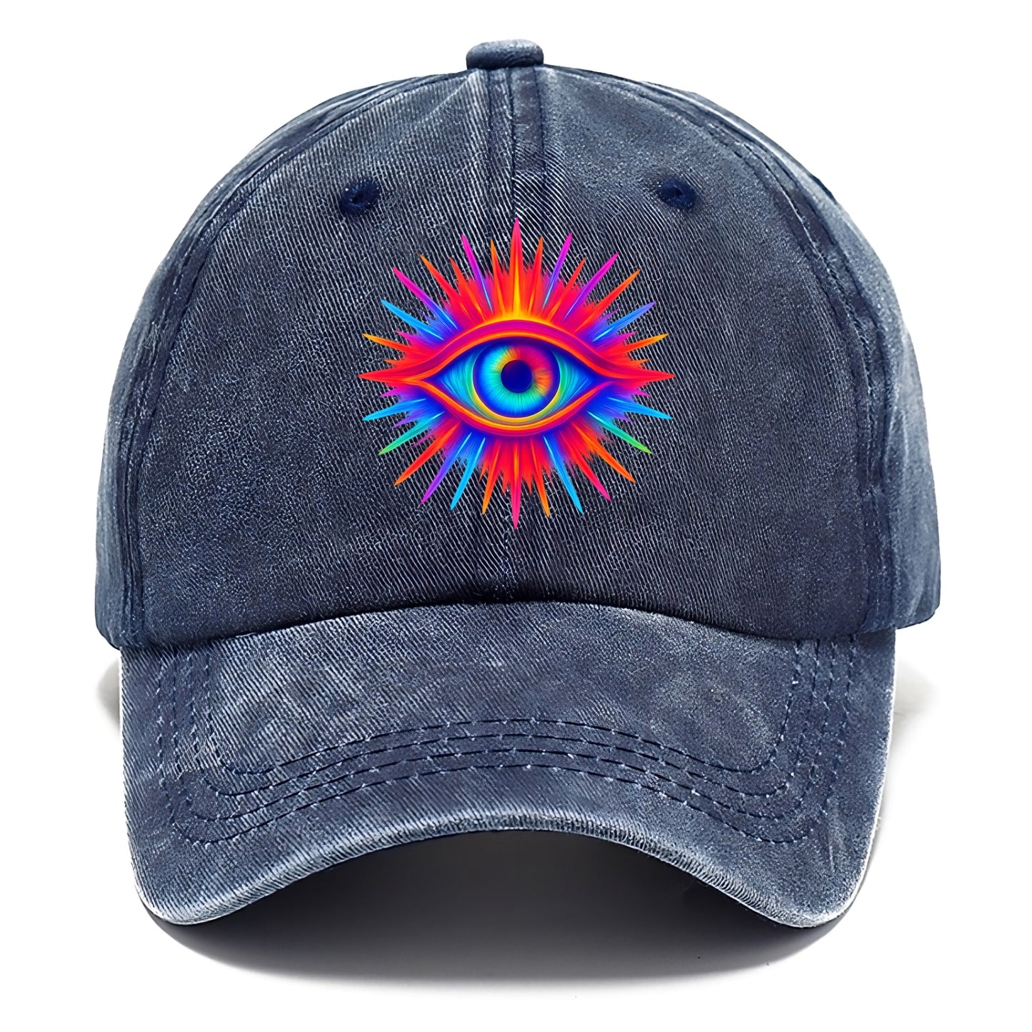 Rainbow Third Eye - Prismatic eye radiat Classic Cap - Twilight Navy(Blue)