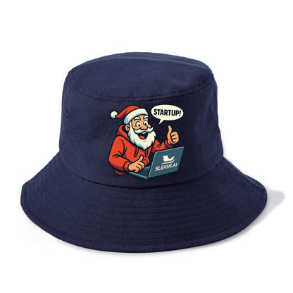 Santa Tech Startup CEO - Bucket Hat - Twilight Navy(Blue)