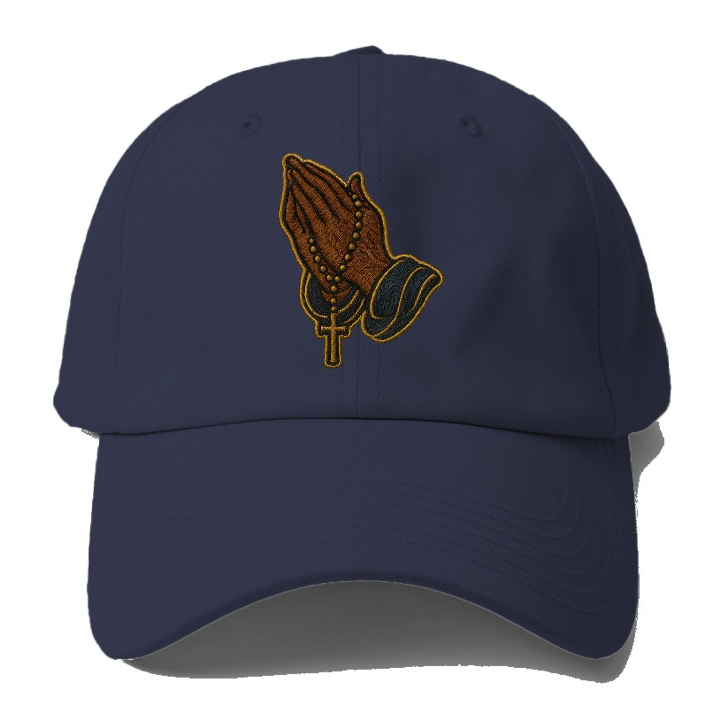 Praying Hands  - Baseball Cap - Twilight Navy(Blue)