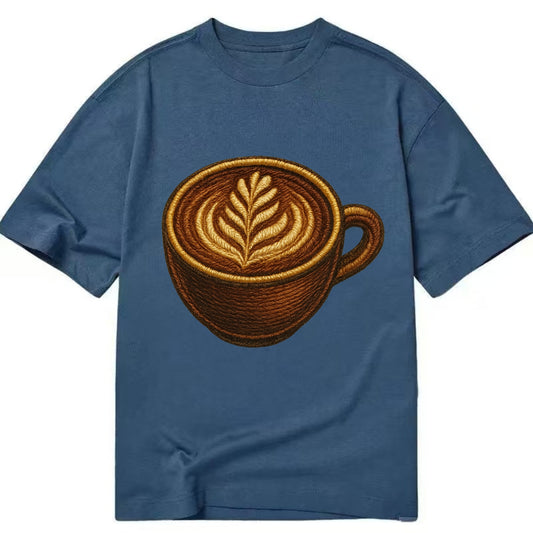 Latte Art  - Classic T-shirt - Twilight Navy(Blue)