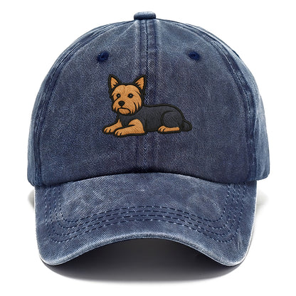 Yorkshire Terrier - Blue and tan relaxed Classic Cap - Twilight Navy(Blue)