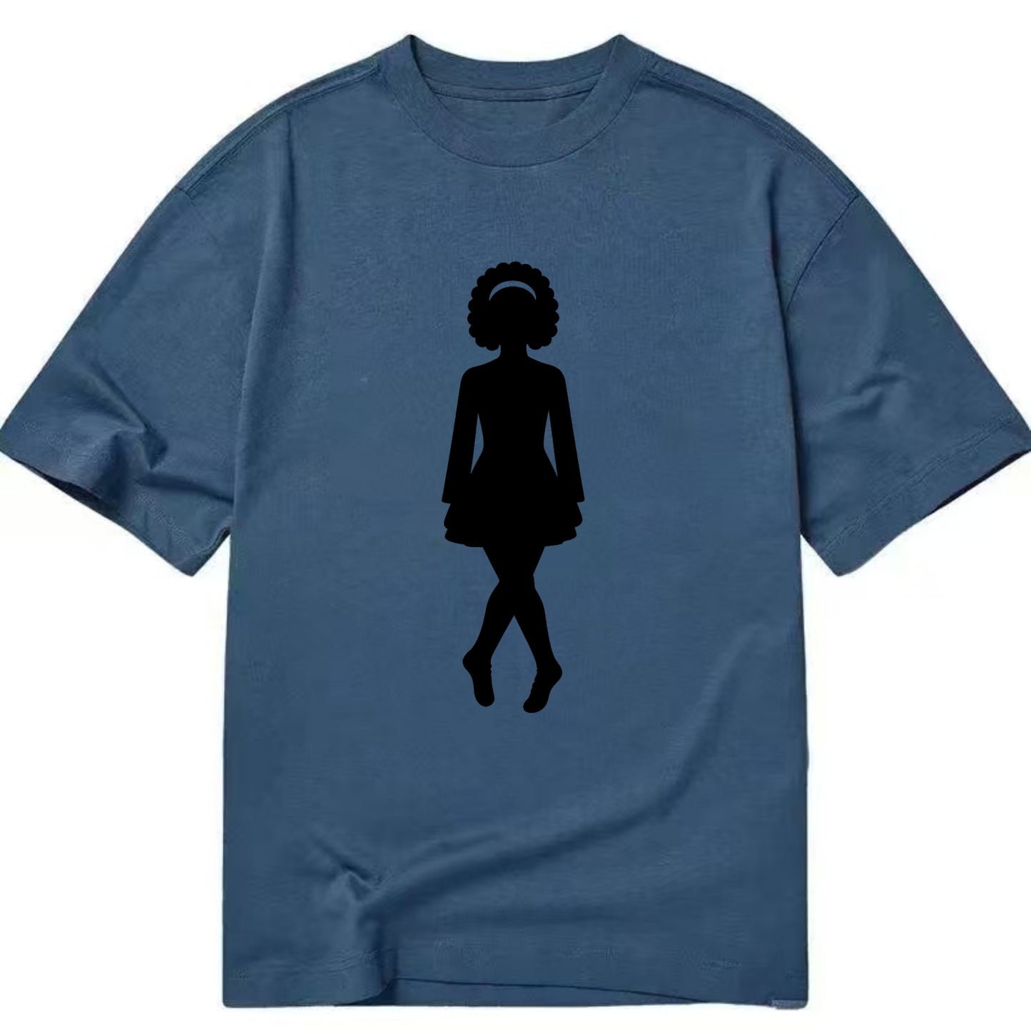 Irish step dancer traditional pose - Classic T-shirt - Twilight Navy(Blue)