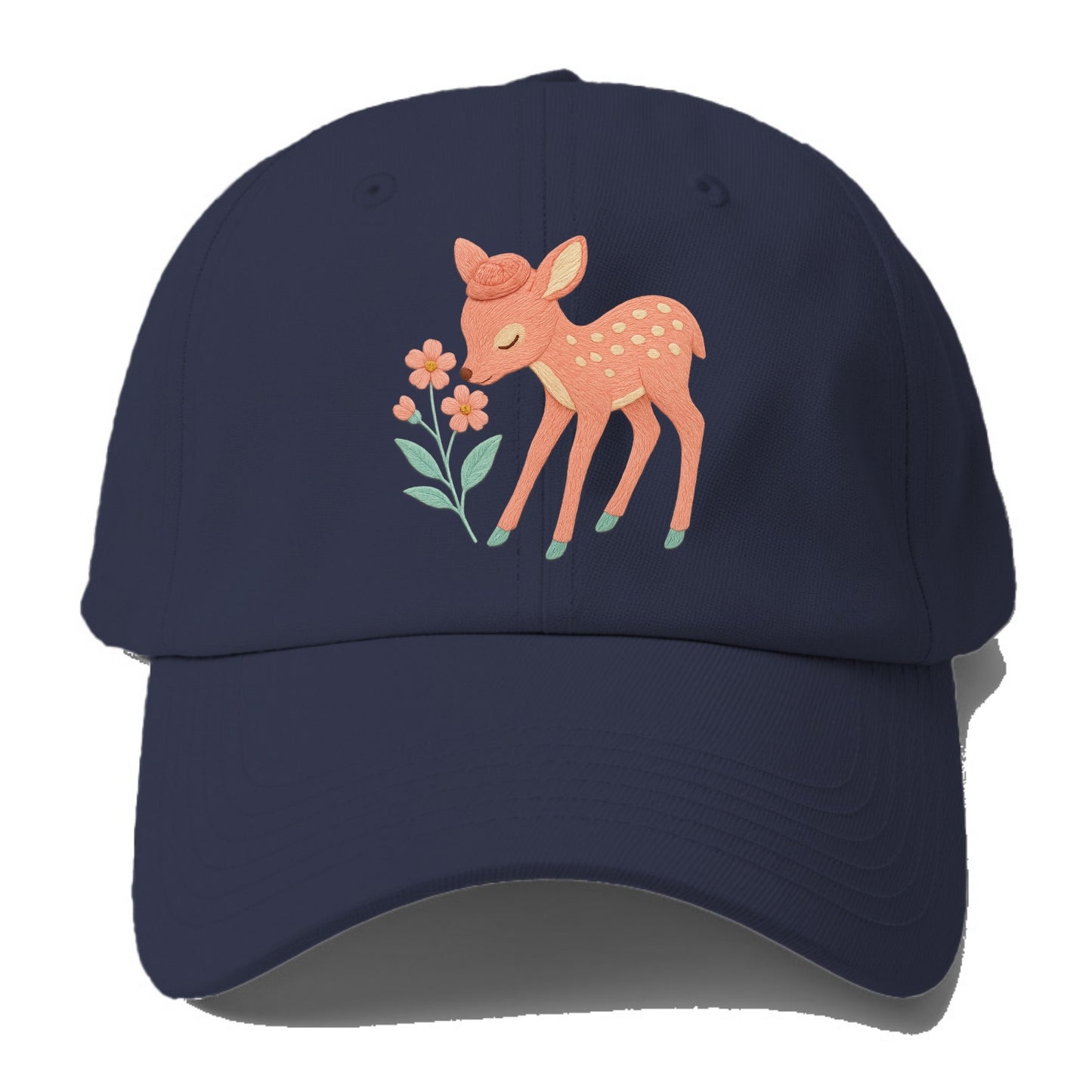 Coral Fawn - Baseball Cap For Big Heads - Twilight Navy(Blue)