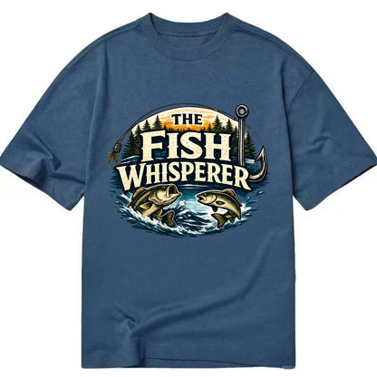 The Fish Whisperer - Classic T-shirt - Twilight Navy(Blue)
