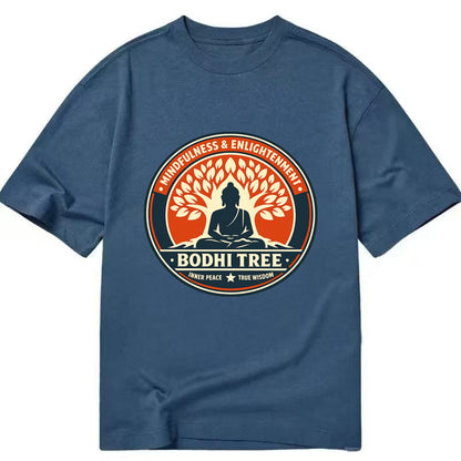Zen Harmony Emblem - Classic T-shirt - Twilight Navy(Blue)