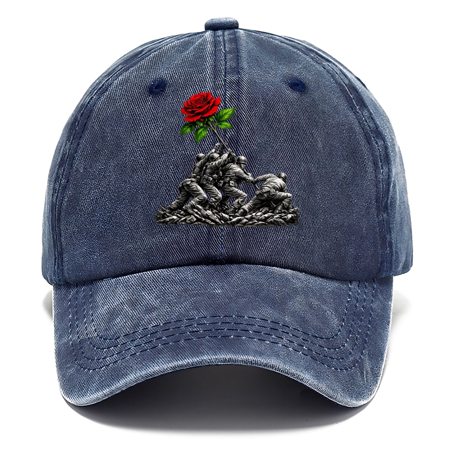 Iwo Jima Rose - Classic Cap - Twilight Navy(Blue)