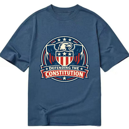 Defend Constitution - Classic T-shirt - Twilight Navy(Blue)