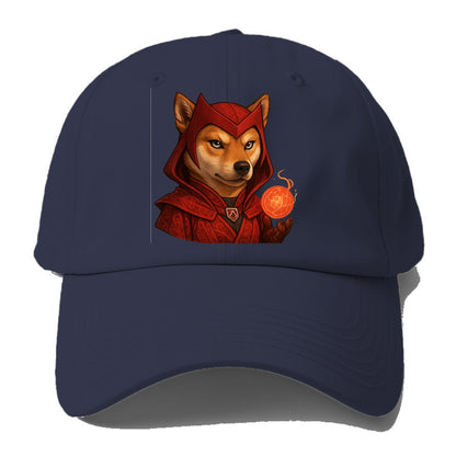 Shiba Inu Scarlet Witch  - Baseball Cap - Twilight Navy(Blue)
