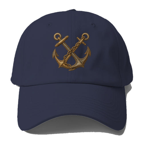 Crossed Anchors  - Baseball Cap For Big Heads
