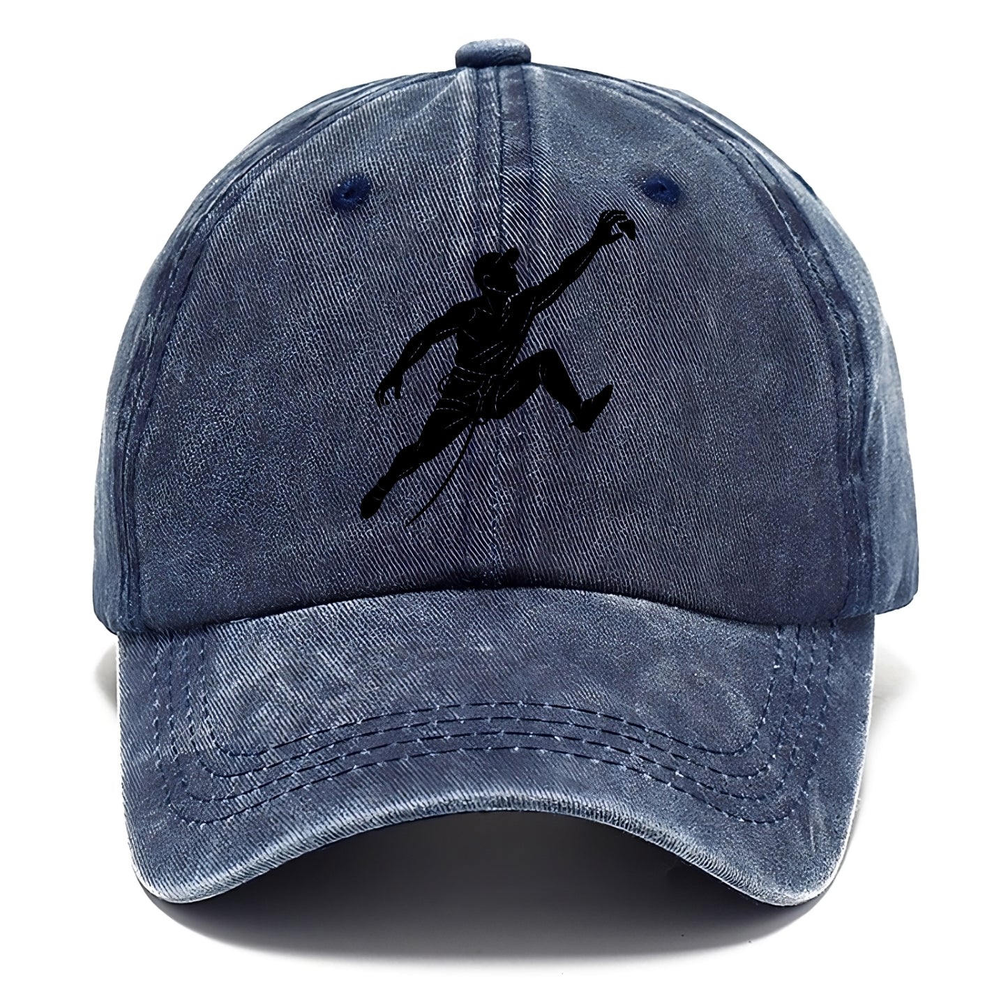 Rock wall climber reaching hold - Classic Cap - Twilight Navy(Blue)