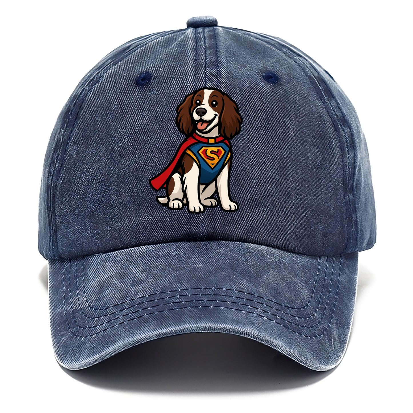 Springer Spaniel Friendly Hero  - Classic Cap - Twilight Navy(Blue)