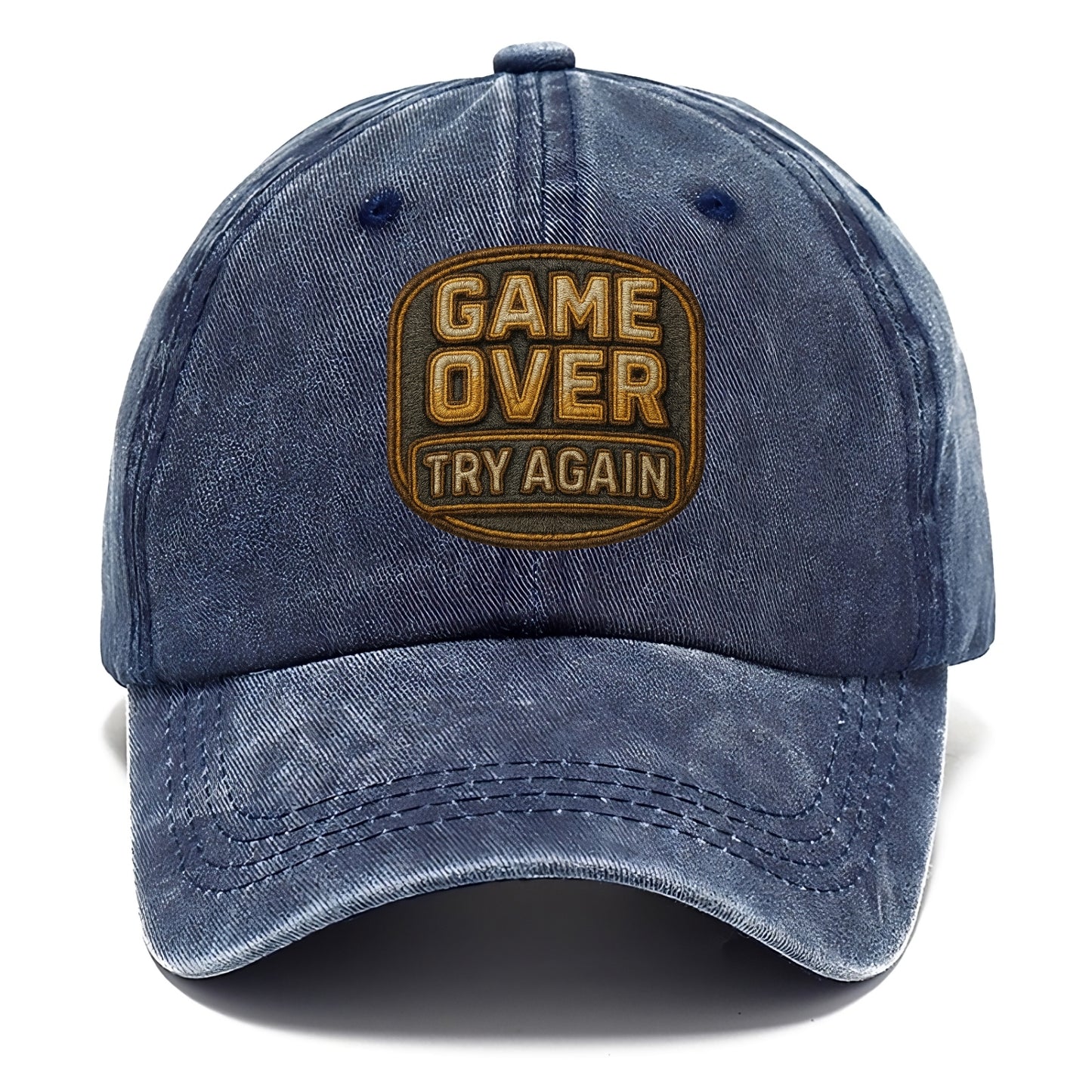 Game Over Try Again  - Classic Cap - Twilight Navy(Blue)