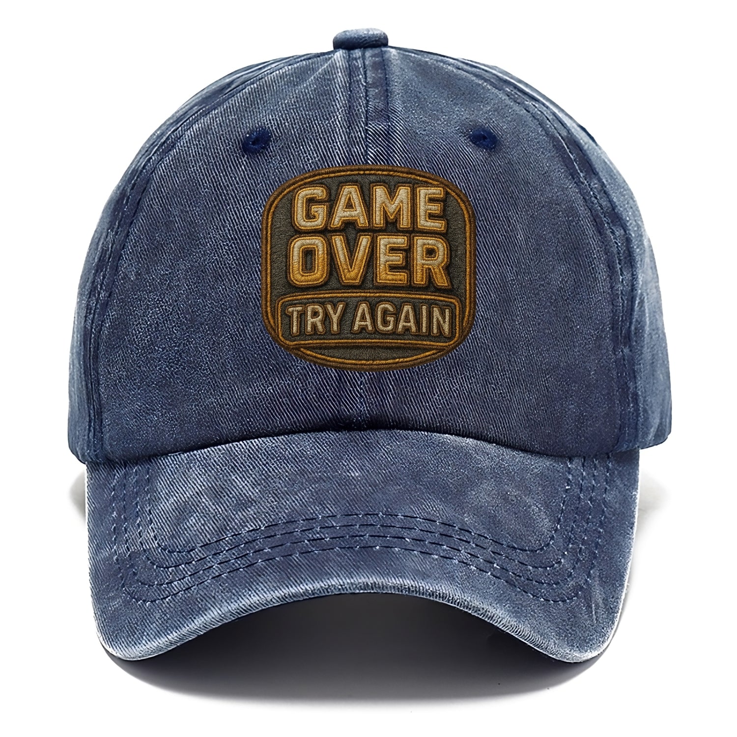 Game Over Try Again  - Classic Cap - Twilight Navy(Blue)