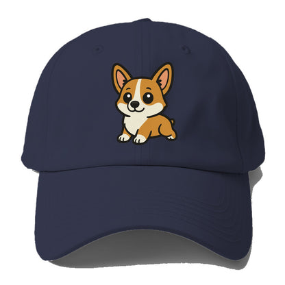 Corgi - Sploot lying position - Baseball Cap For Big Heads - Twilight Navy(Blue)