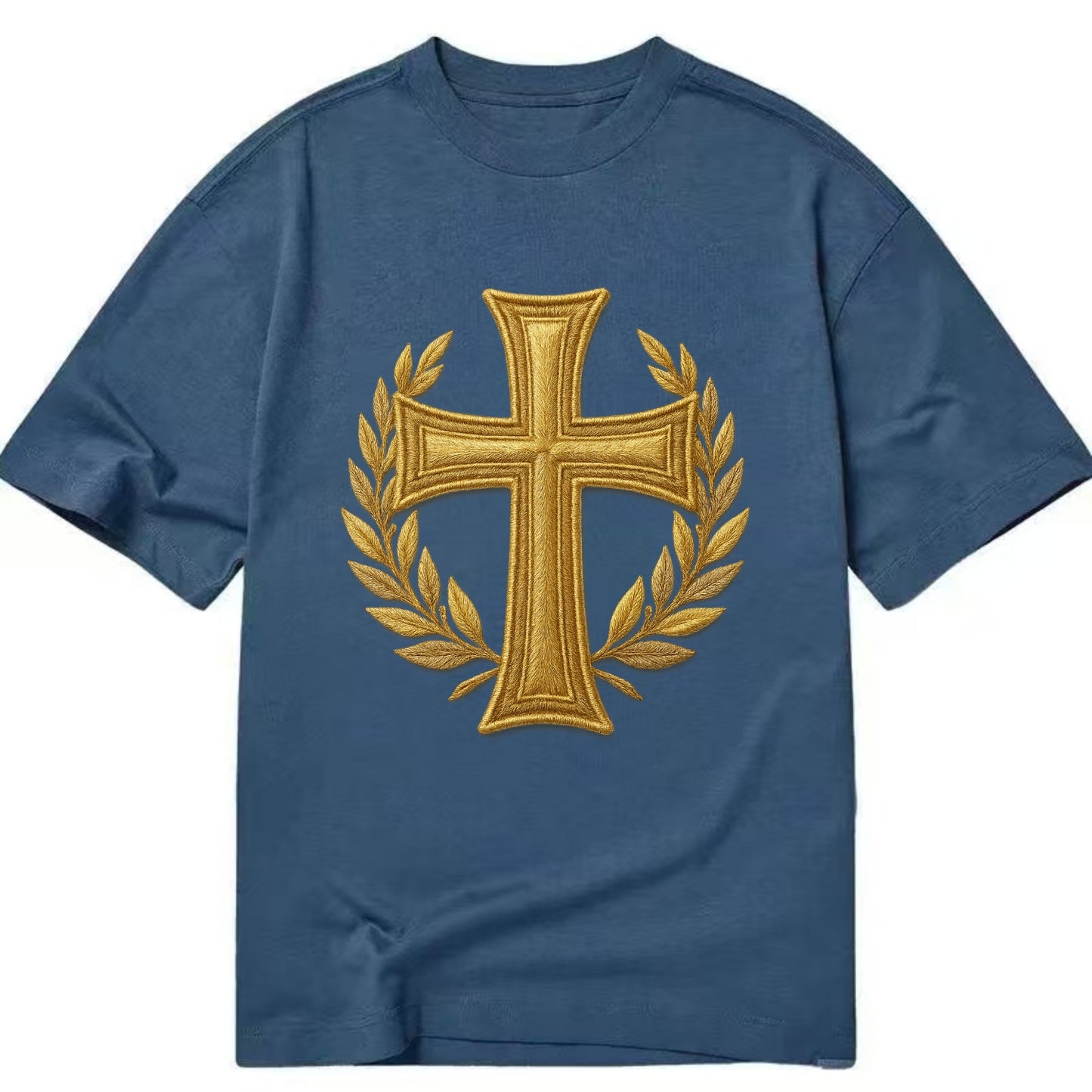 Victory Cross  - Classic T-shirt - Twilight Navy(Blue)