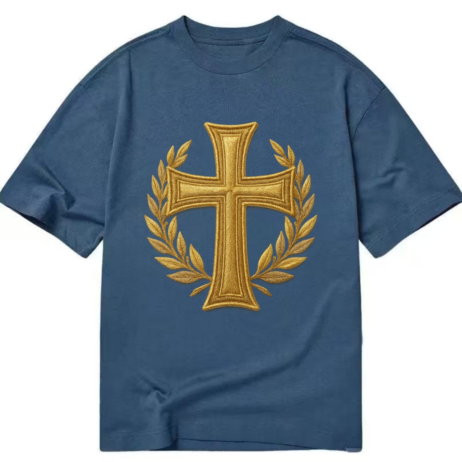 Victory Cross  - Classic T-shirt - Twilight Navy(Blue)