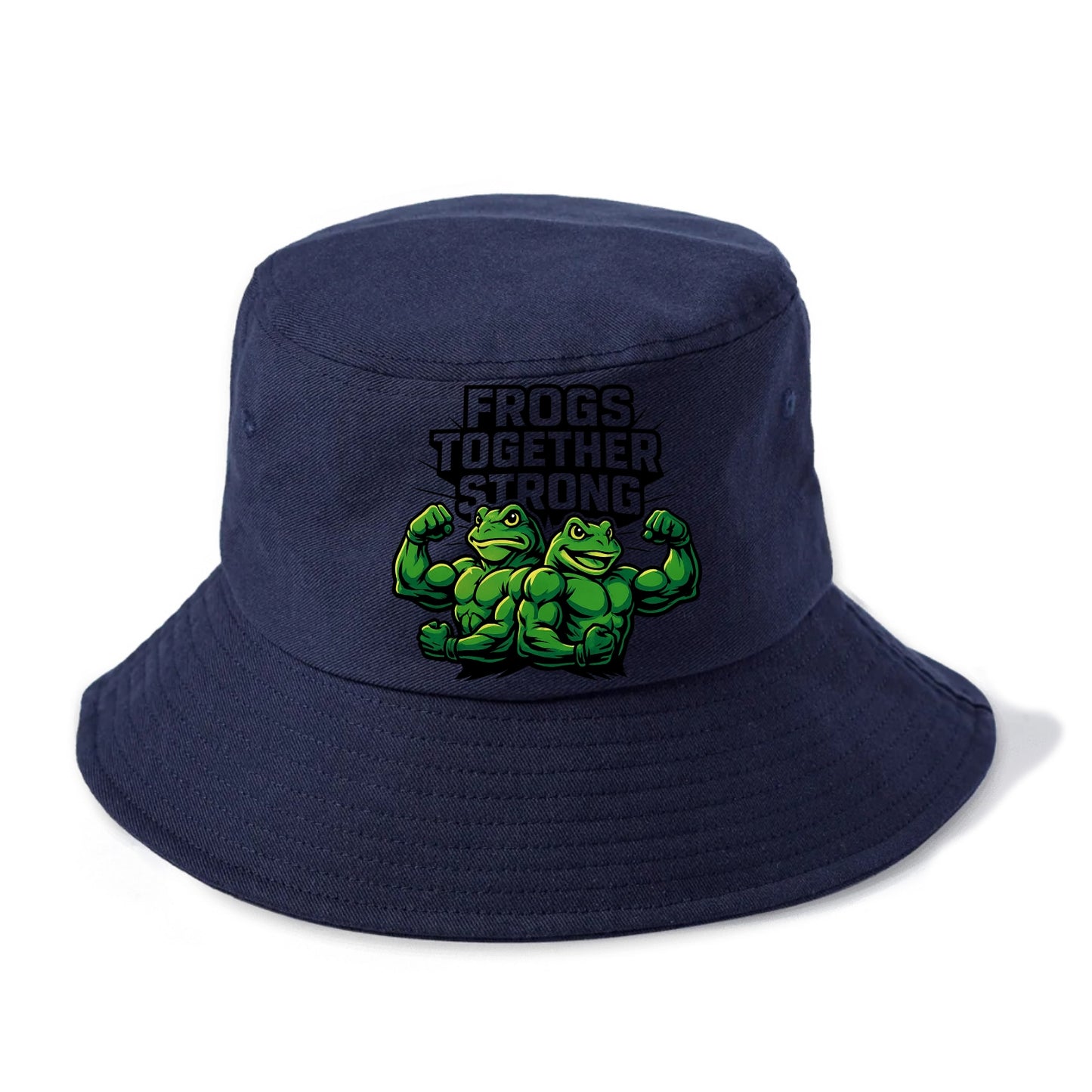 Frogs Together Strong - Bucket Hat - Twilight Navy(Blue)