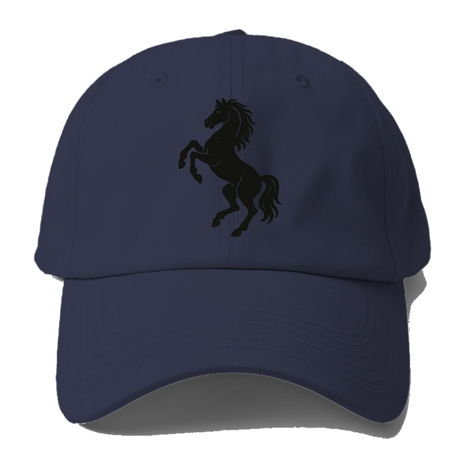Stallion rearing on hind legs - Baseball Cap - Twilight Navy(Blue)