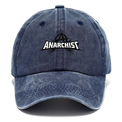 Bold typography design - "ANARCHIST" - no masters, self-governed - Classic Cap - Twilight Navy(Blue)