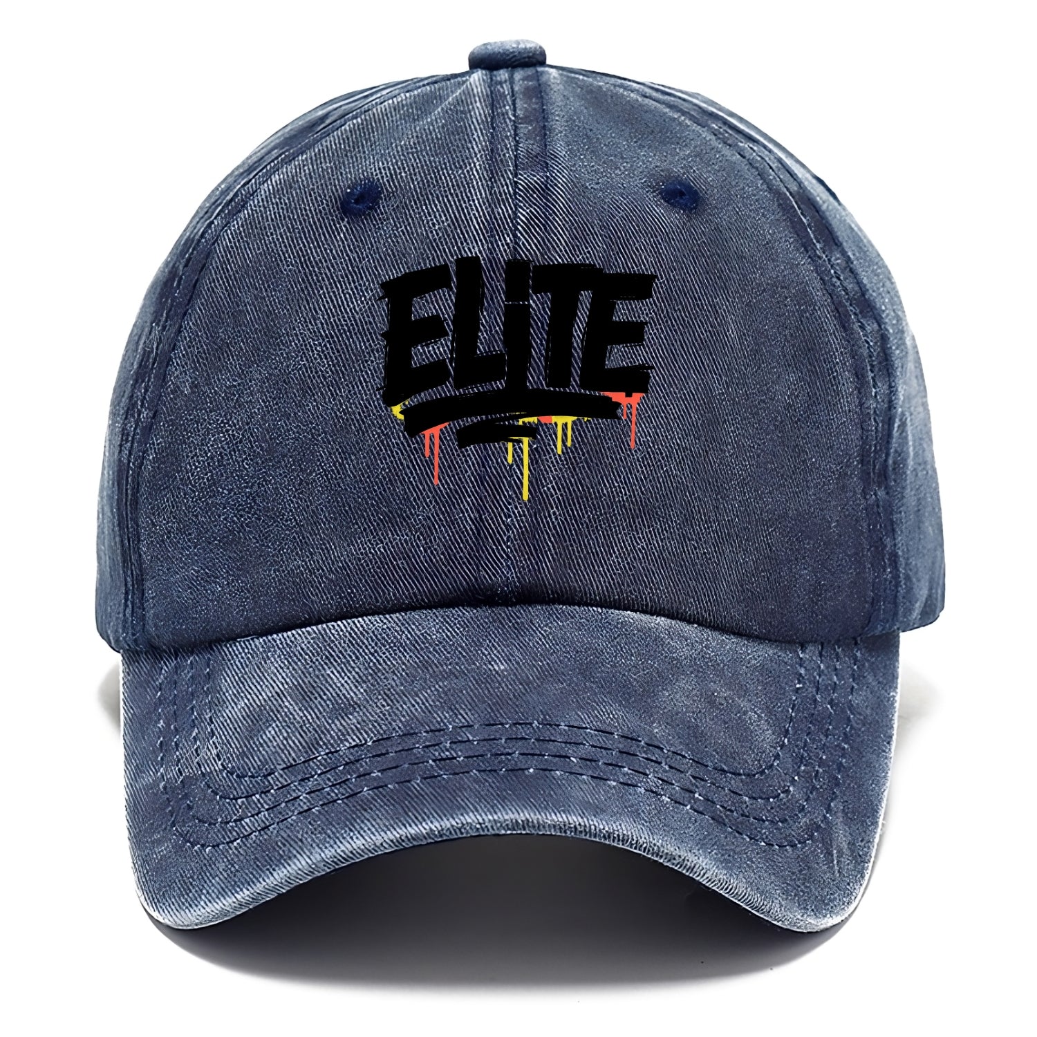 Bold typography design - "ELITE" - top tier, highest level - Classic Cap - Twilight Navy(Blue)
