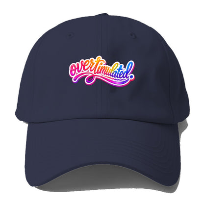 Overstimulated - Baseball Cap For Big Heads - Twilight Navy(Blue)