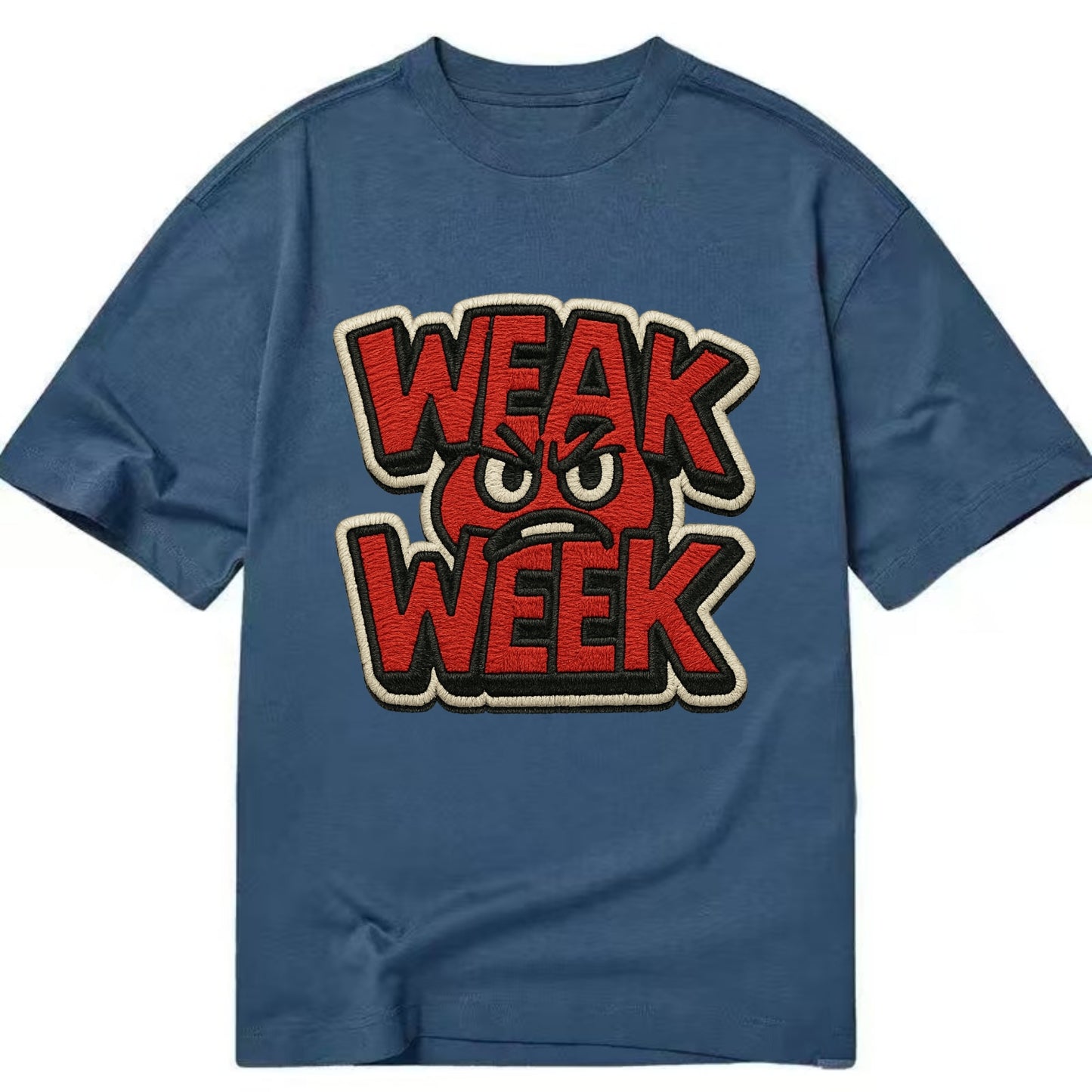 WEAK;WEEK WARRIOR Monday Blue Cap - Classic T-shirt - Twilight Navy(Blue)