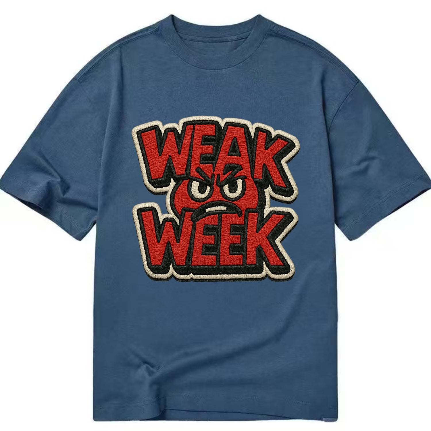 WEAK;WEEK WARRIOR Monday Blue Cap - Classic T-shirt - Twilight Navy(Blue)