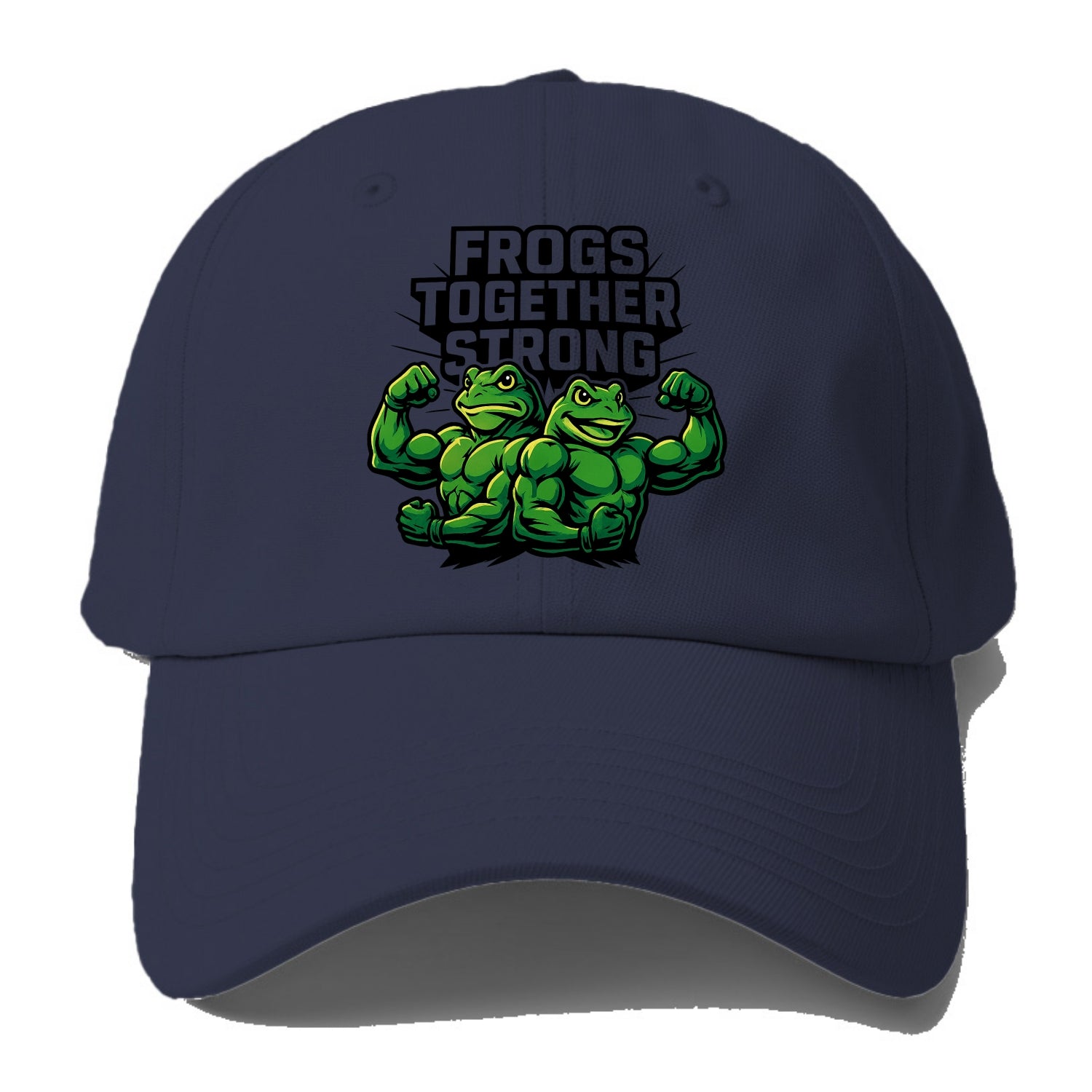 Frogs Together Strong - Baseball Cap - Twilight Navy(Blue)