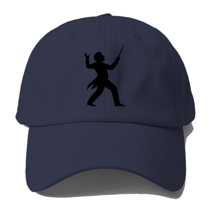 Conductor leading orchestra passionately - Baseball Cap - Twilight Navy(Blue)