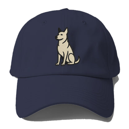 German Sheprador - German Shepherd Lab m Baseball Cap - Twilight Navy(Blue)