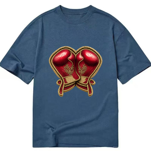 BOXING GLOVES - red boxing gloves crossed in crimson - Classic T-shirt