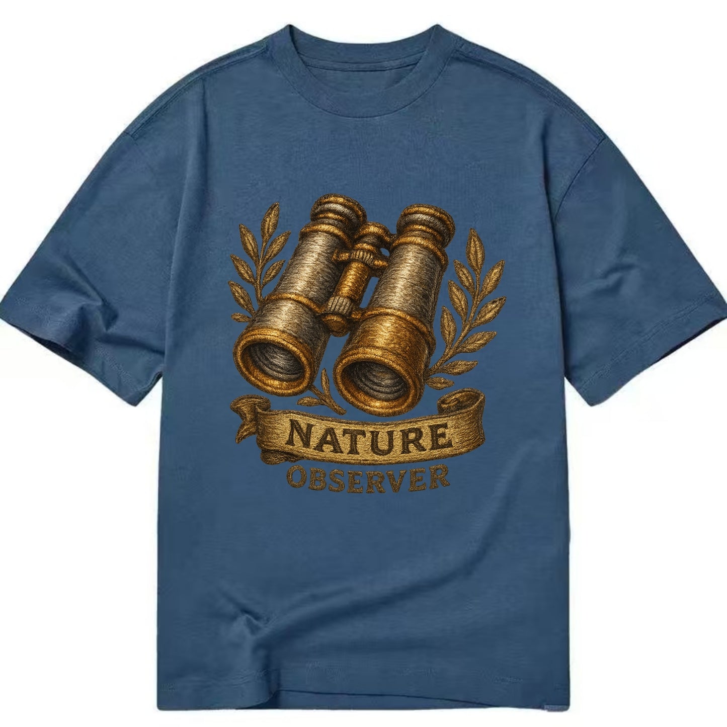 Binoculars for birdwatching - nature observer - Classic T-shirt - Twilight Navy(Blue)