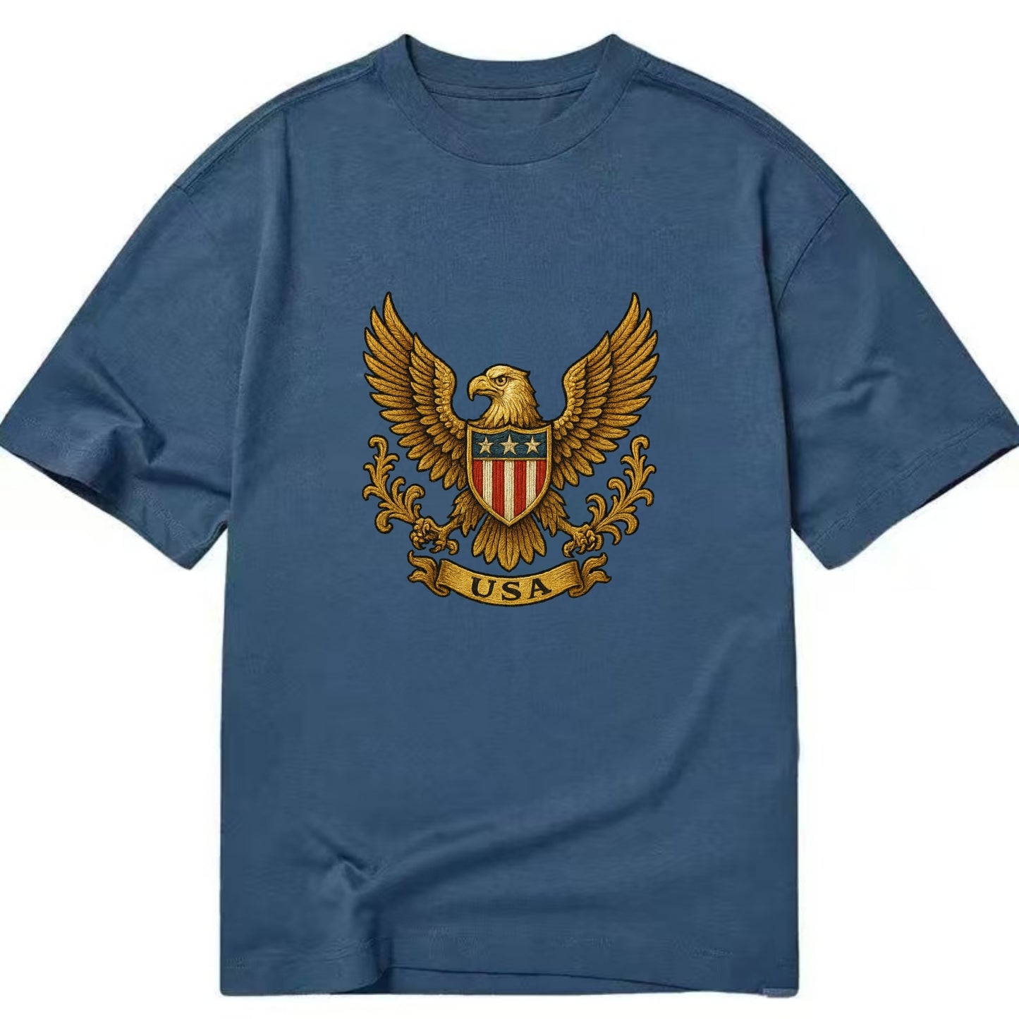 Usa Heritage Eagle 3 - Classic T-shirt - Twilight Navy(Blue)