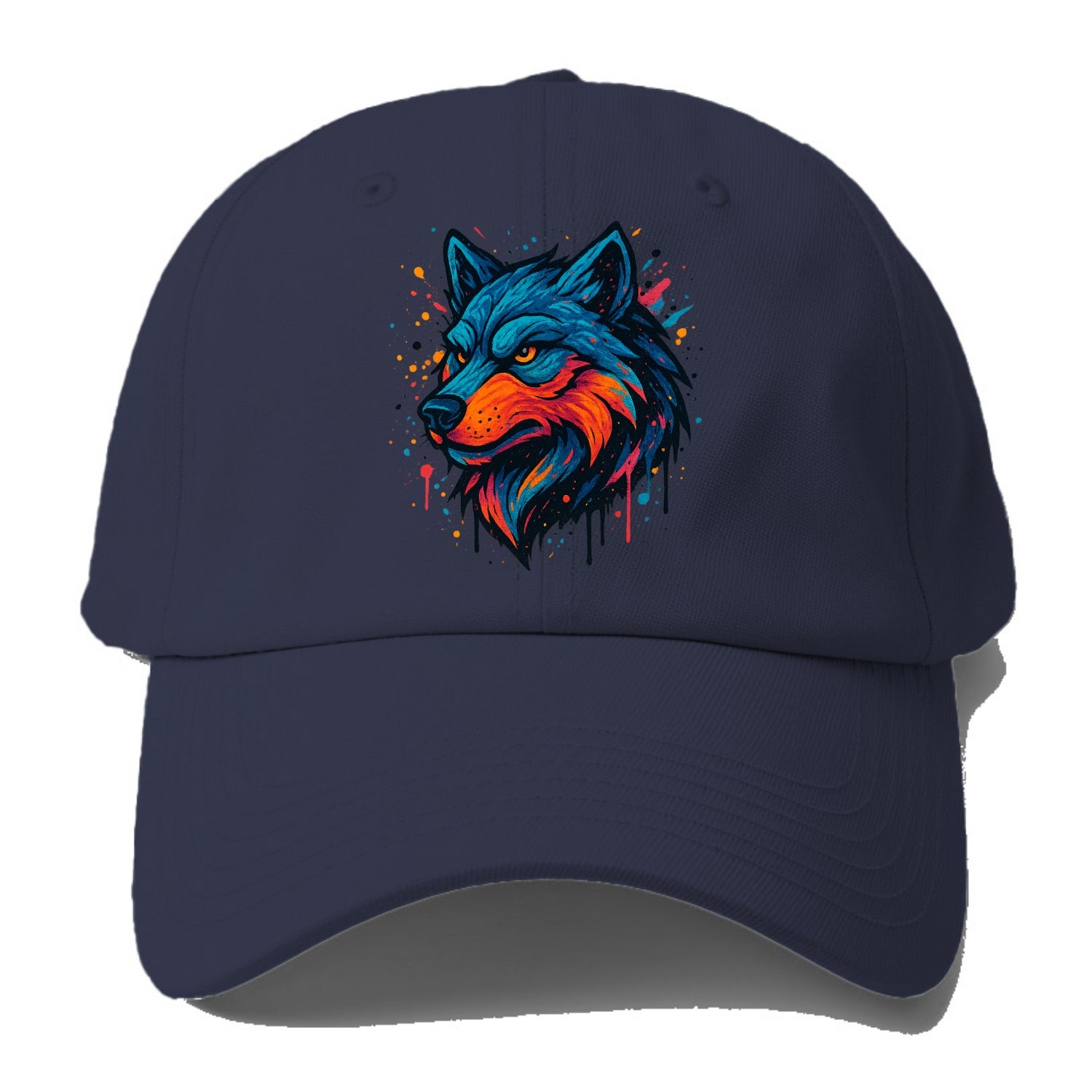 Velvet Wolf Royal  - Baseball Cap - Twilight Navy(Blue)