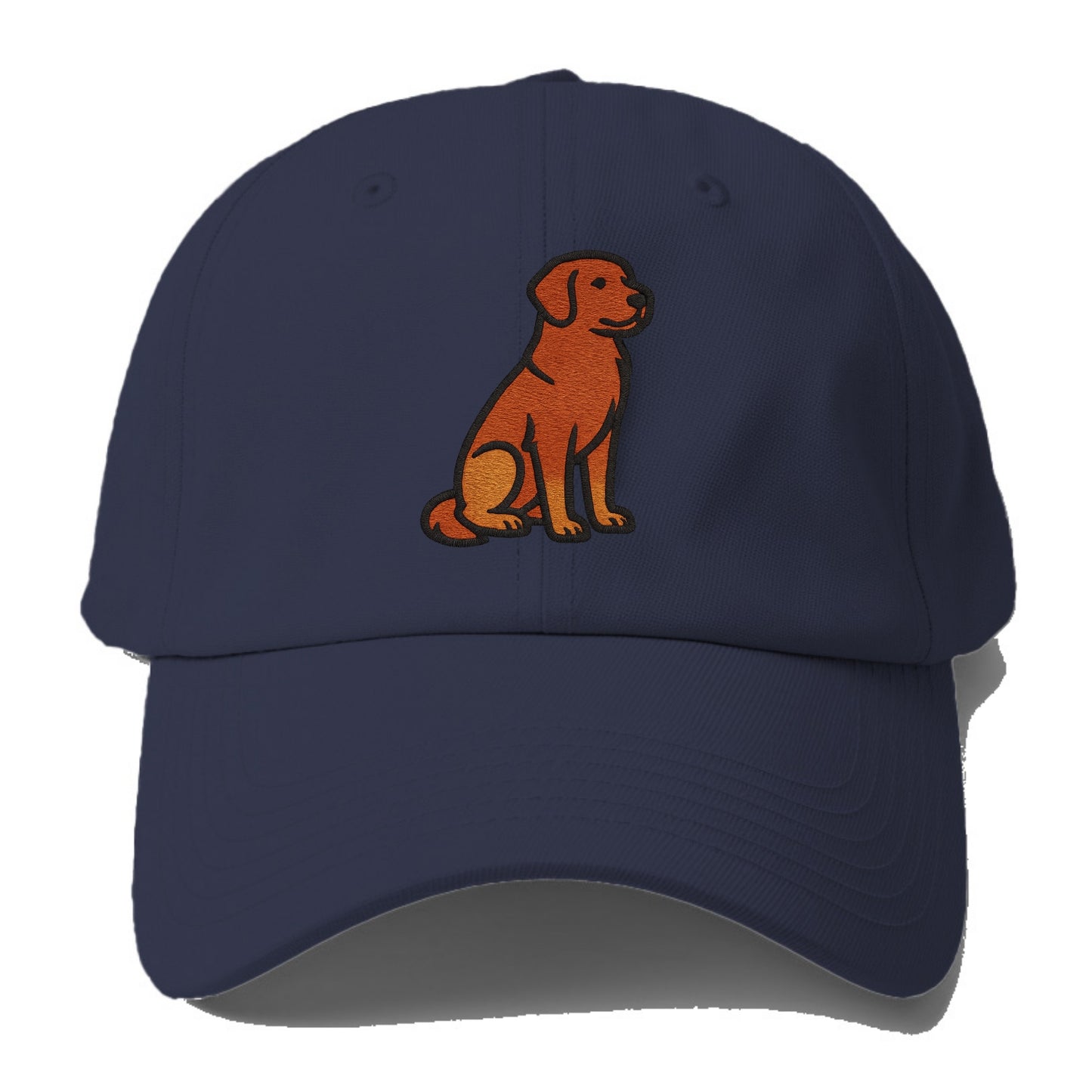 Nova Scotia Duck Tolling Retriever - Red embroidered pose - Baseball Cap - Twilight Navy(Blue)