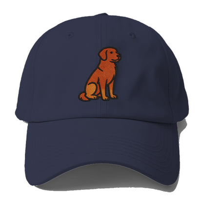 Nova Scotia Duck Tolling Retriever - Red embroidered pose - Baseball Cap - Twilight Navy(Blue)
