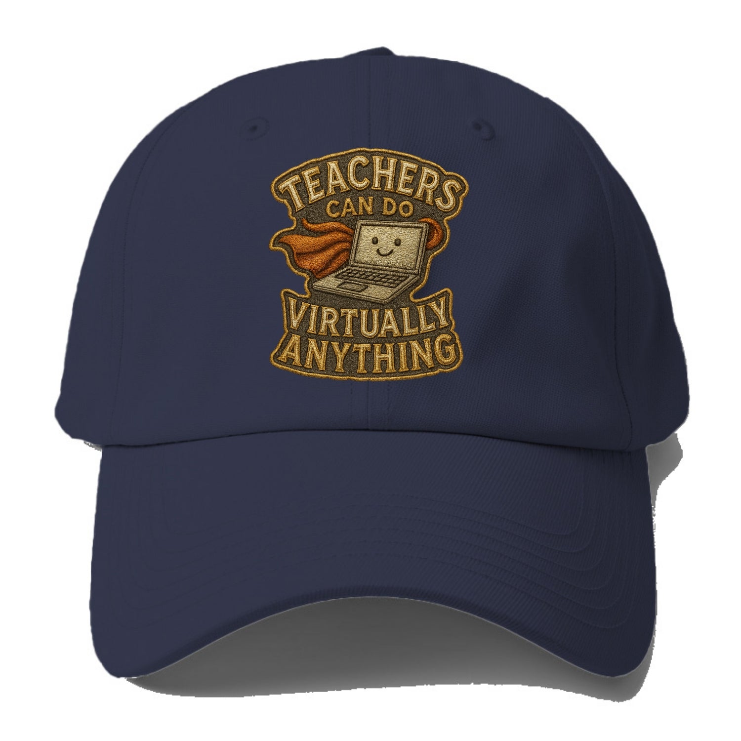 Teachers Can Do Virtually Anything  - Baseball Cap - Twilight Navy(Blue)