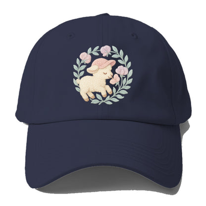 Lamb Sweet Peas  - Baseball Cap For Big Heads - Twilight Navy(Blue)