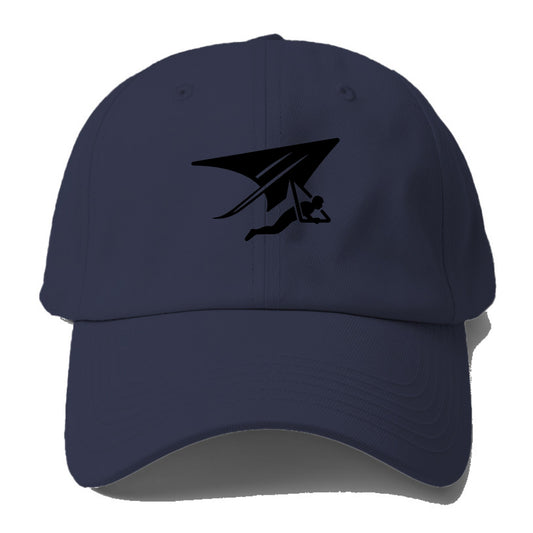 Hang glider soaring - Baseball Cap For Big Heads - Twilight Navy(Blue)