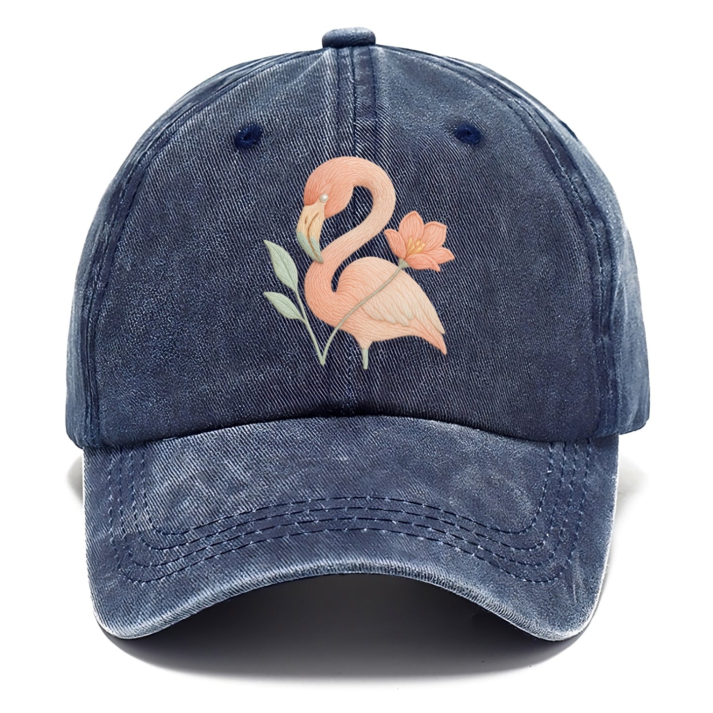 Peach Flamingo - Classic Cap - Twilight Navy(Blue)