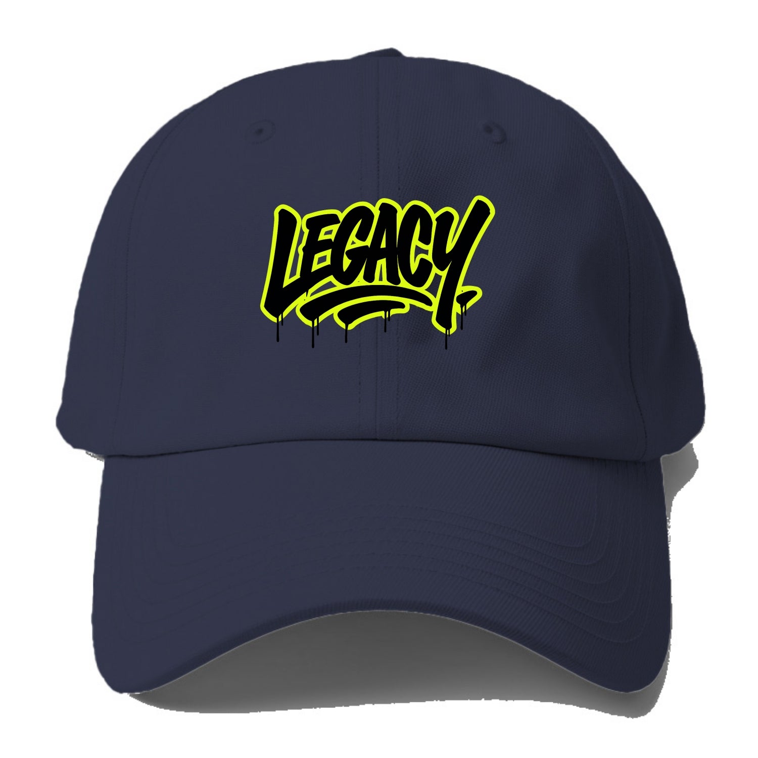 Bold typography design - "LEGACY" - what you leave behind, lasting - Baseball Cap For Big Heads - Twilight Navy(Blue)