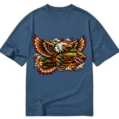 War Eagle Bomb - Classic T-shirt - Twilight Navy(Blue)