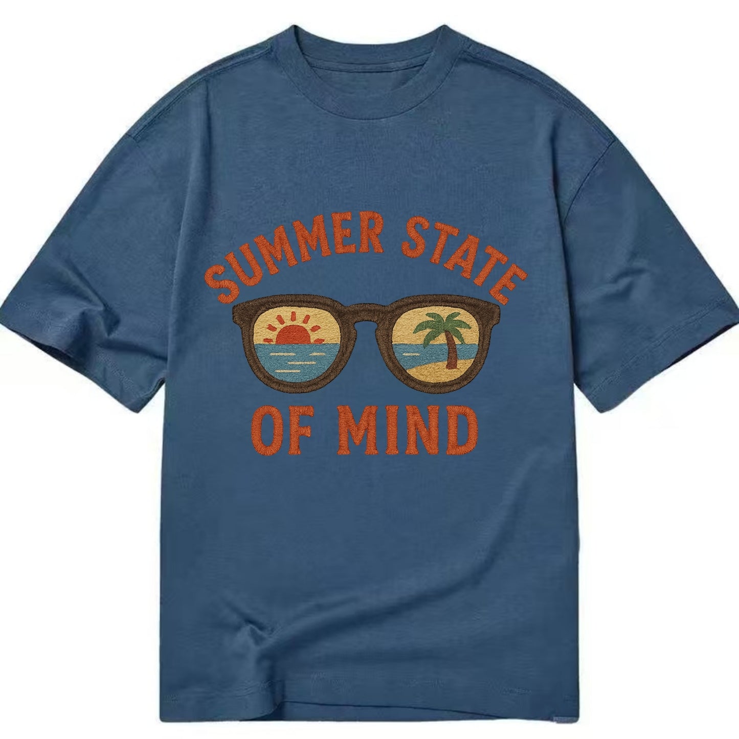 Summer State Of Mind  - Classic T-shirt - Twilight Navy(Blue)